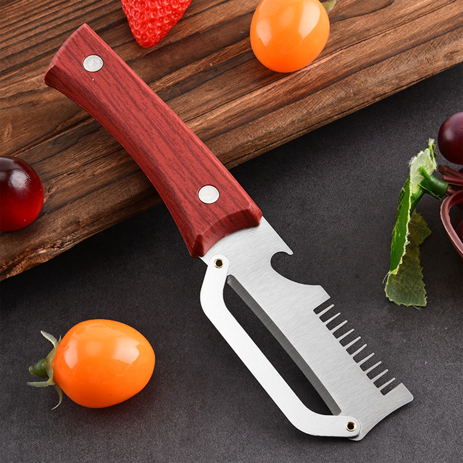 Kitchen Gadgets Vegetable Chopper - 2pcs Stainless Steel Green Onion Cutter