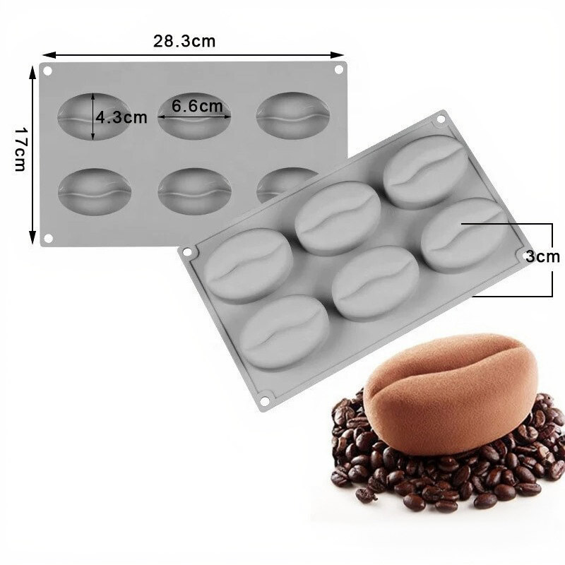 Kitchen Gadgets That Are Useful - 6/12/28 Cavity Coffee Bean Silicone Baking
