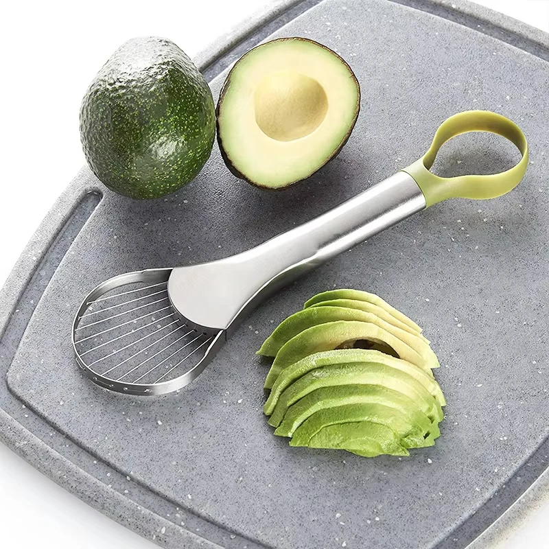 Kitchen Gadgets Tools - Avocado Slicer 2 In 1 Stainless