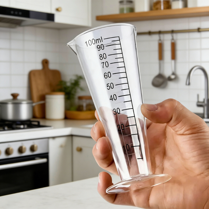 Kitchen Gadgets Tools - 1pc 100ml Plastic Measuring Cup with