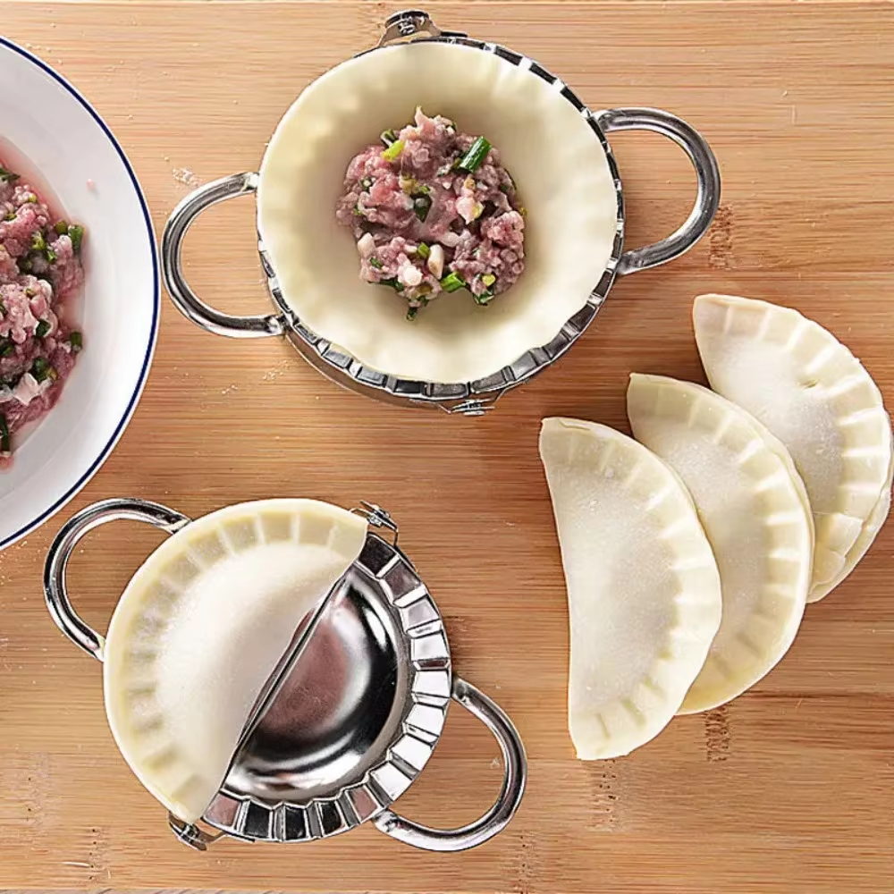 Kitchen Gadgets That Are Useful - Manual Dumpling Maker Stainless Steel Wrapper