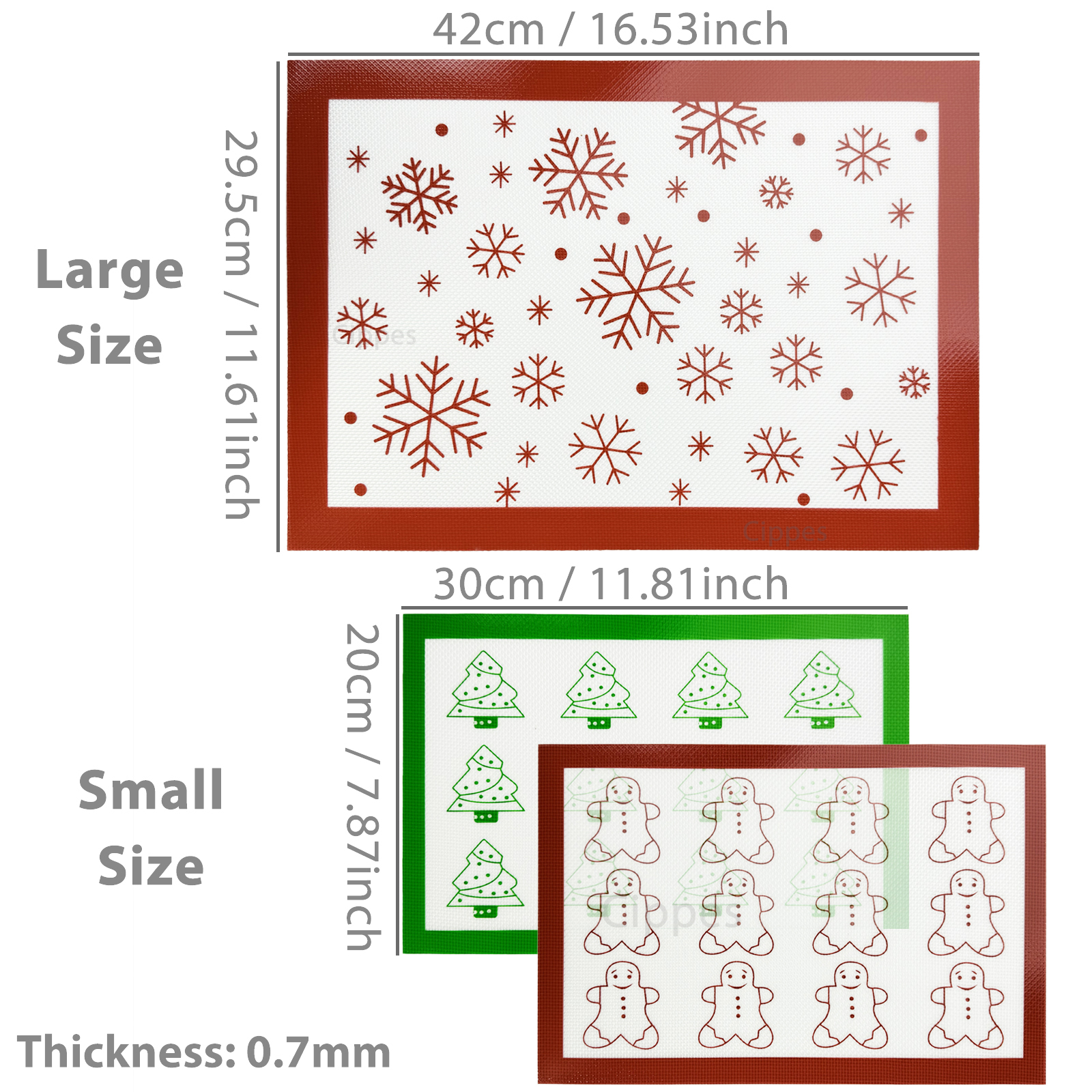 Silicone Baking Mat for Christ - Silicone Baking Mat ulasan dan harga