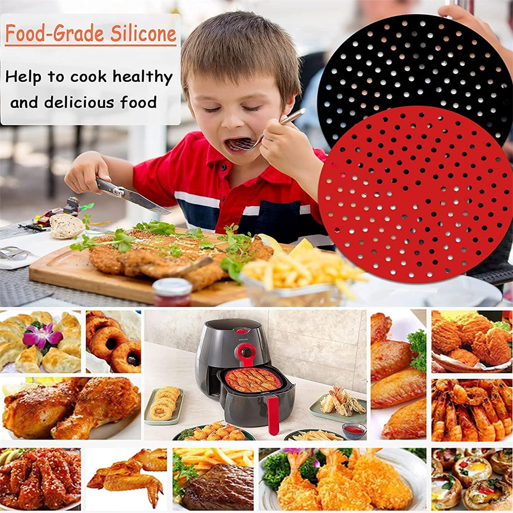 Reusable Air Fryer Pad, Silico - Silicone Baking Mat ulasan dan harga