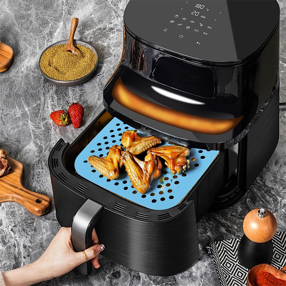 Reusable Air Fryer Pad, Silico - Silicone Baking Mat ulasan dan harga