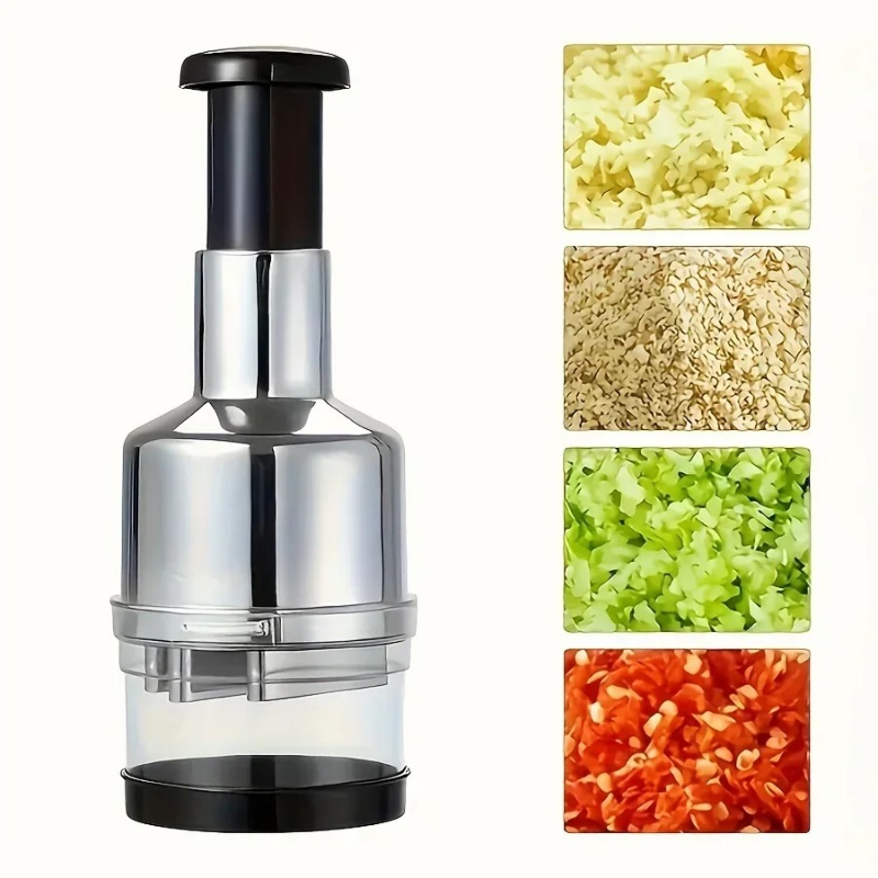 Stainless Steel Garlic Presser - Kitchen Gadgets Vegetable Chopper ulasan dan harga