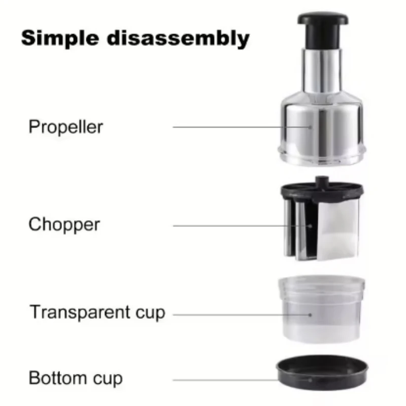 Stainless Steel Garlic Presser - Kitchen Gadgets Vegetable Chopper ulasan dan harga