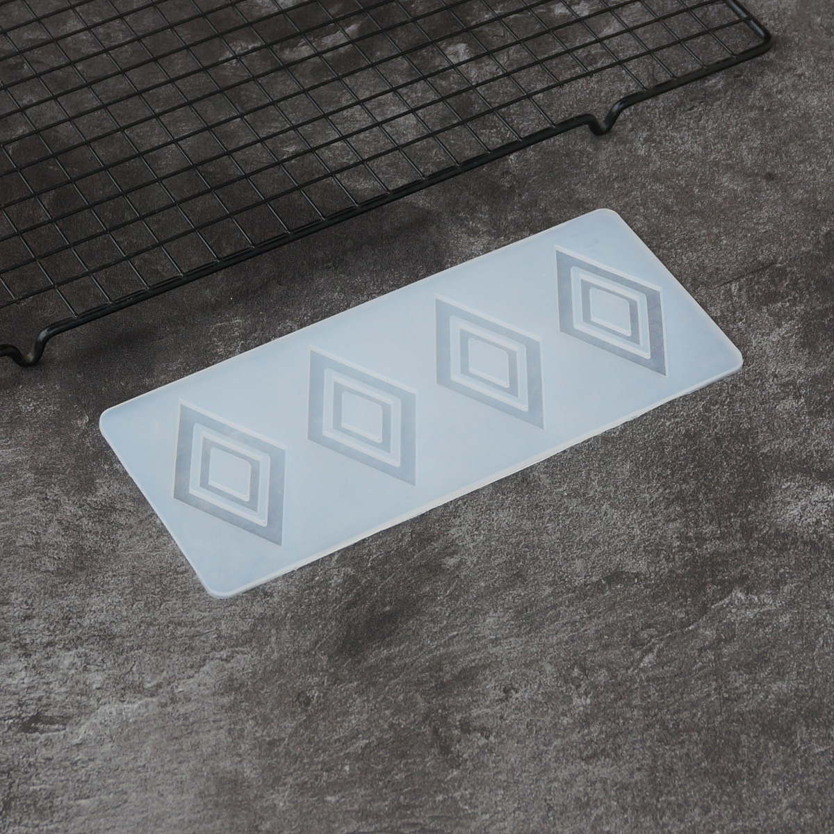 Hollow Out Rhombus Pattern Cho - Silicone Baking Mat ulasan dan harga