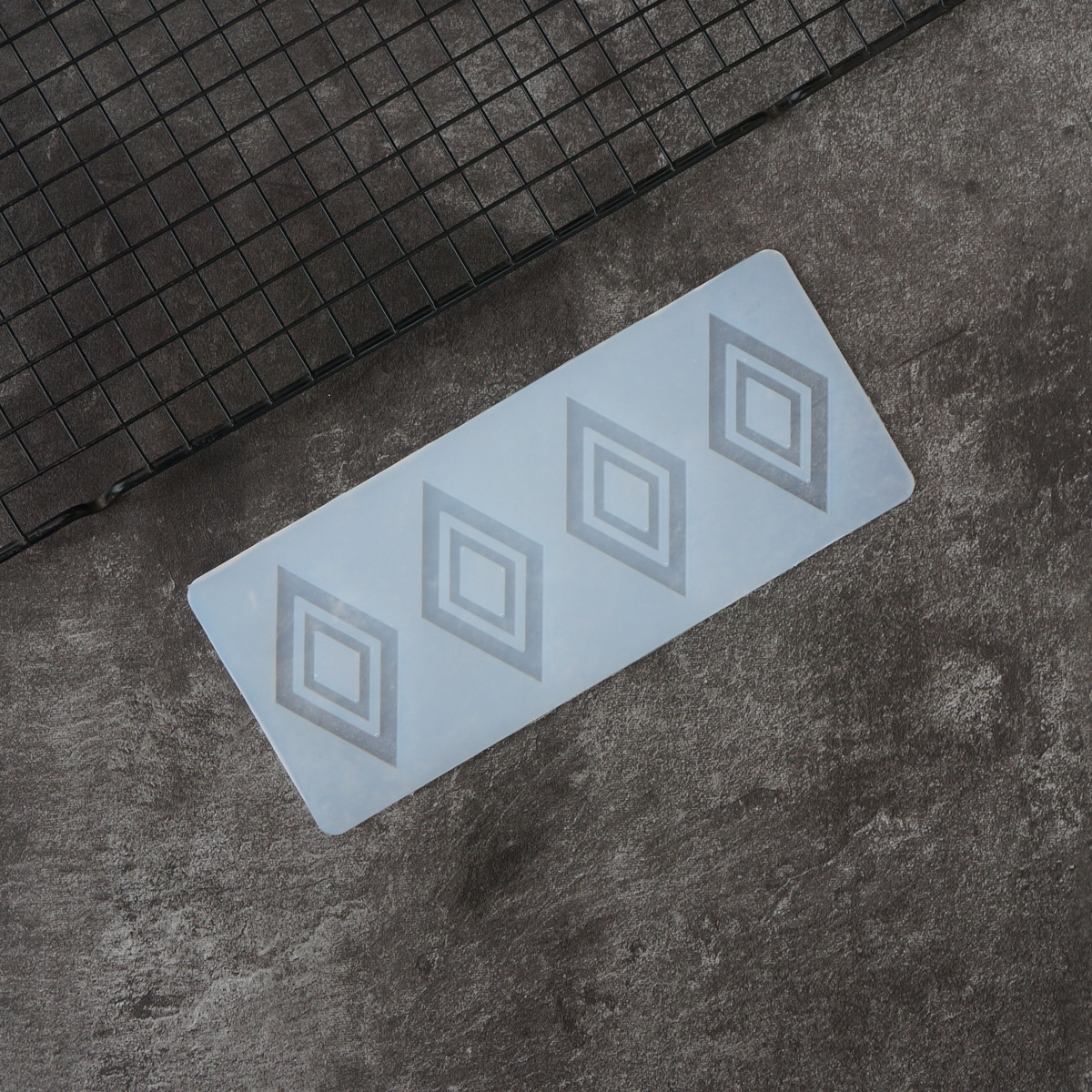 Hollow Out Rhombus Pattern Cho - Silicone Baking Mat ulasan dan harga
