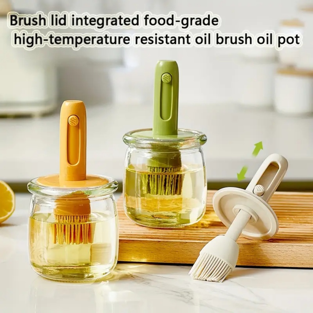 Cooking Oil Dispenser， Lightwe - Kitchen Gadgets Dispenser Brush Holder ulasan dan harga