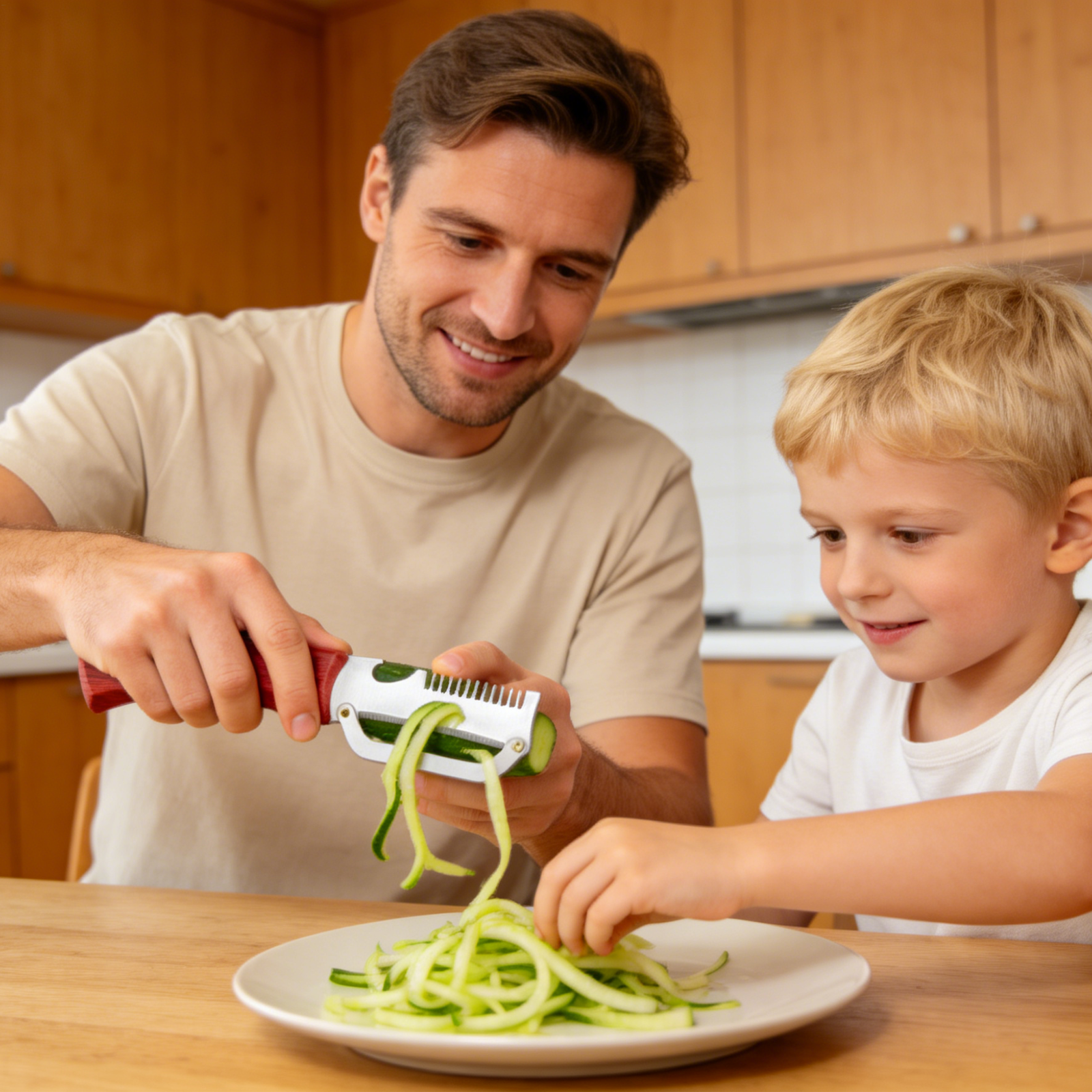 2pcs Stainless Steel Green Oni - Kitchen Gadgets Vegetable Chopper ulasan dan harga