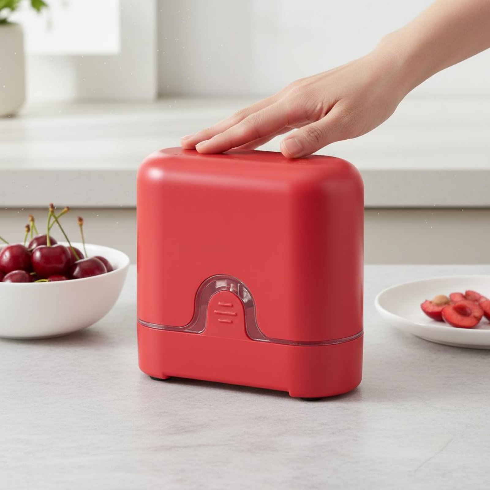 2-in-1 Cherry Pitter and Cutte - Kitchen Gadgets Tools ulasan dan harga
