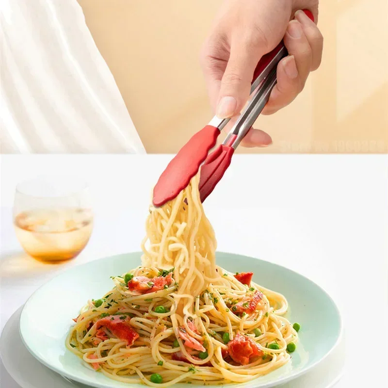 7 Inch Non-Slip Food Tongs Cre - Kitchen Gadgets Sale ulasan dan harga