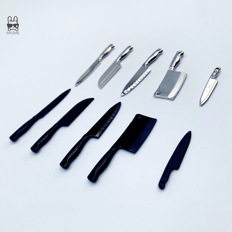 1/12 Dollhouse Mini Knives Mod - Kitchen Gadgets Sale ulasan dan harga