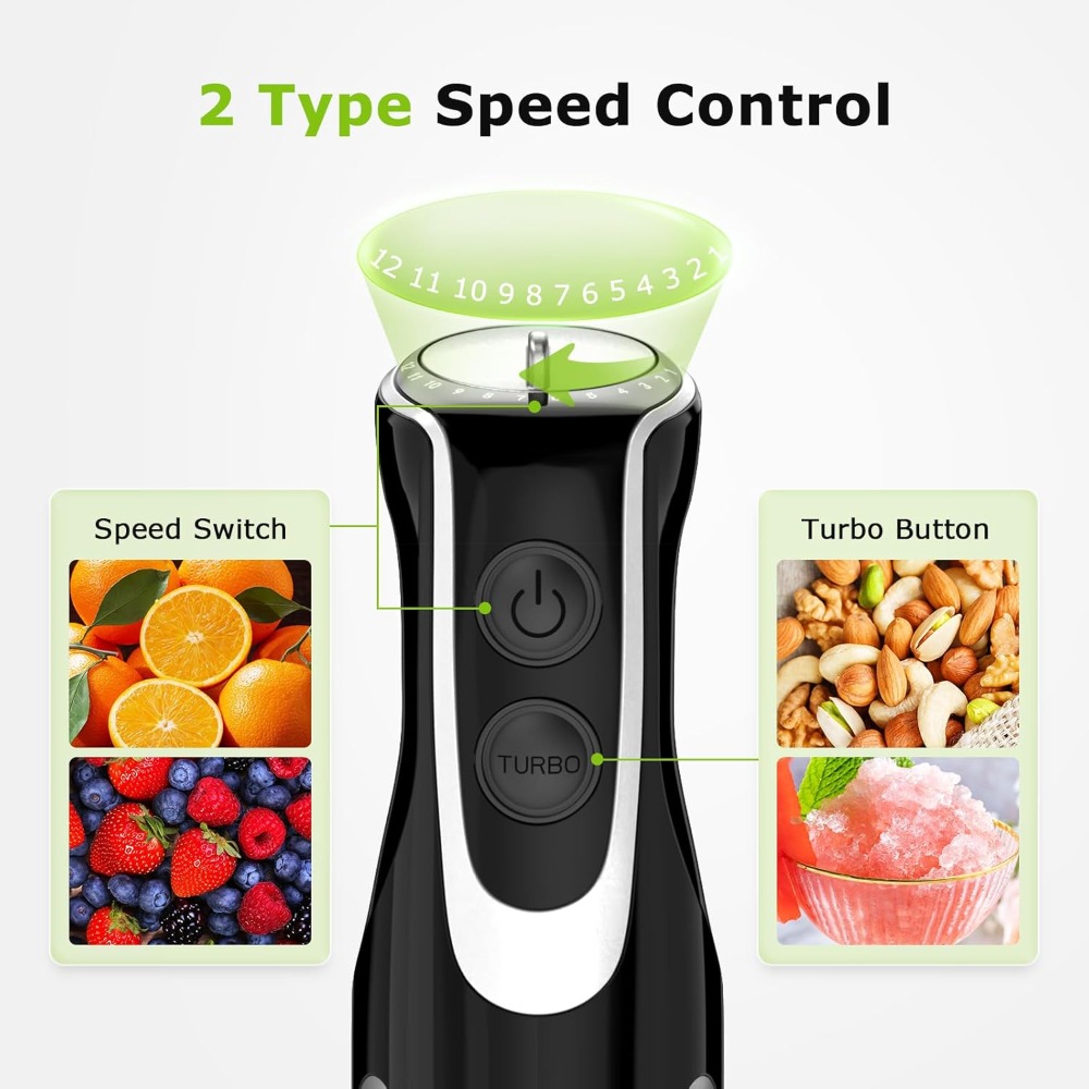 4-in-1 Immersion Blender Handh - Immersion Blender Stick ulasan dan harga