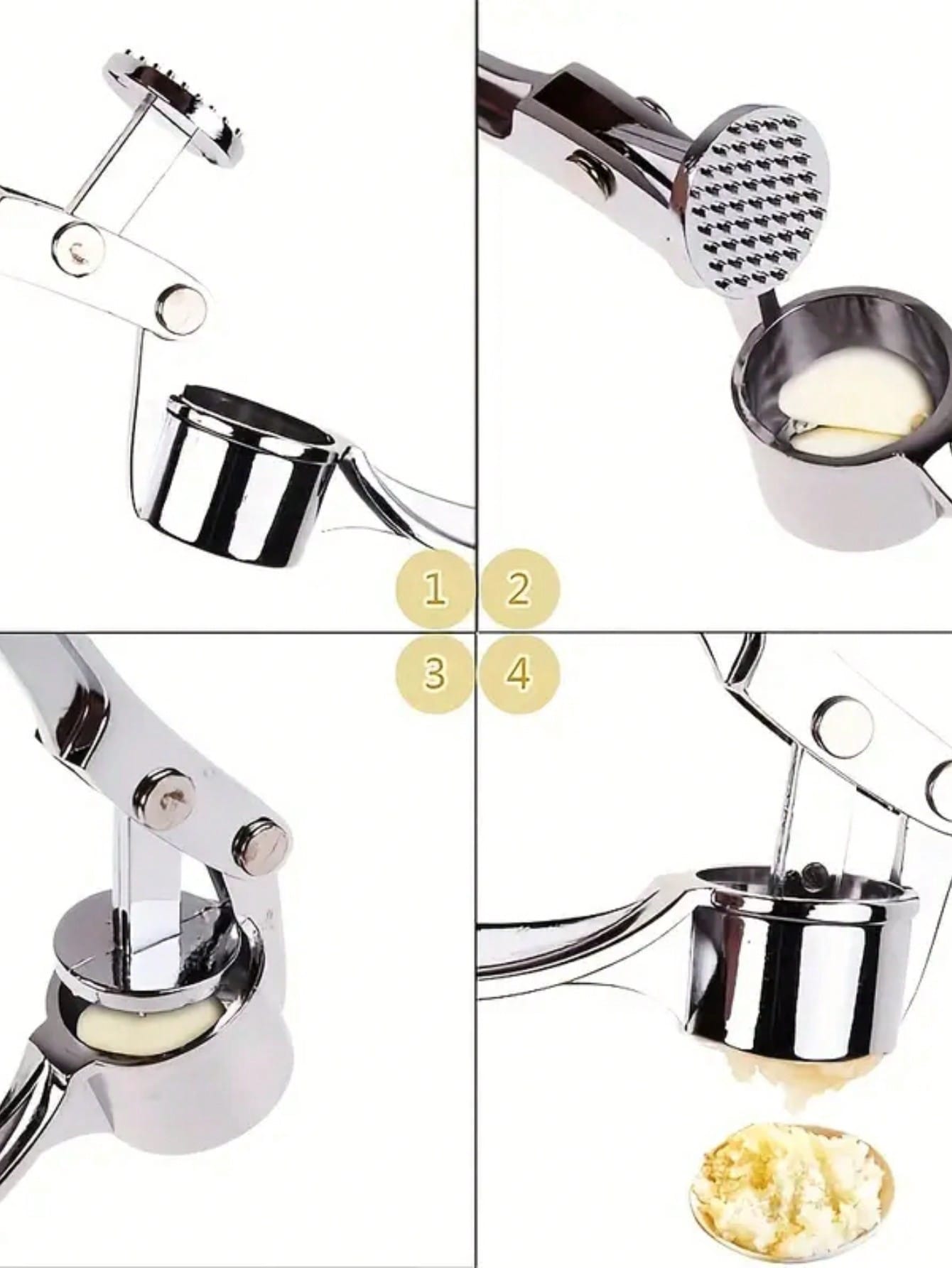 Washable Garlic Press, Ginger  - Kitchen Gadgets Juicer ulasan dan harga