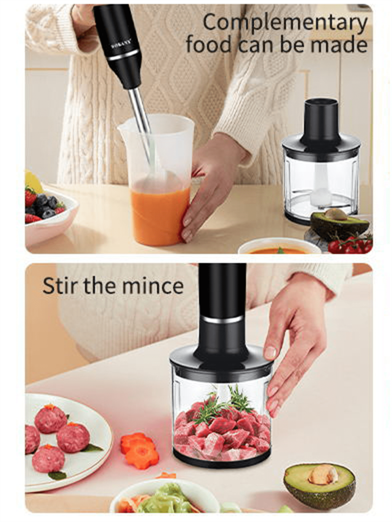 SOKANY 1714 Immersion Hand Ble - Immersion Blender Stick ulasan dan harga