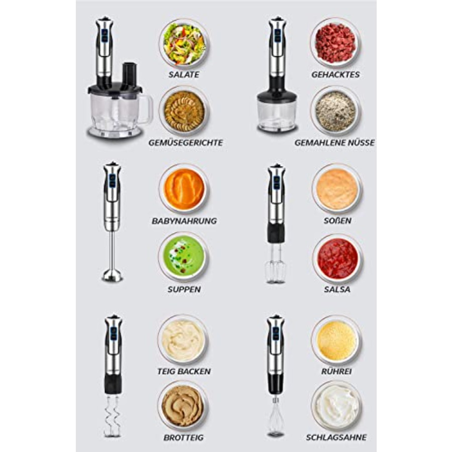 Lehmann Immersion Blender Set  - Immersion Blender Stick ulasan dan harga