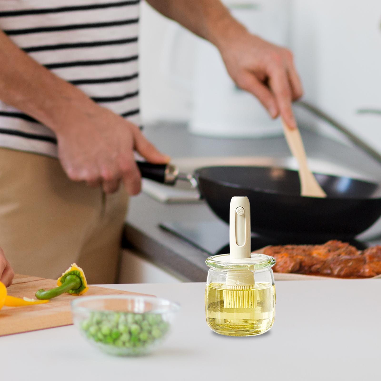 Oil Dispenser For Kitchen Ligh - Kitchen Gadgets Dispenser Brush Holder ulasan dan harga