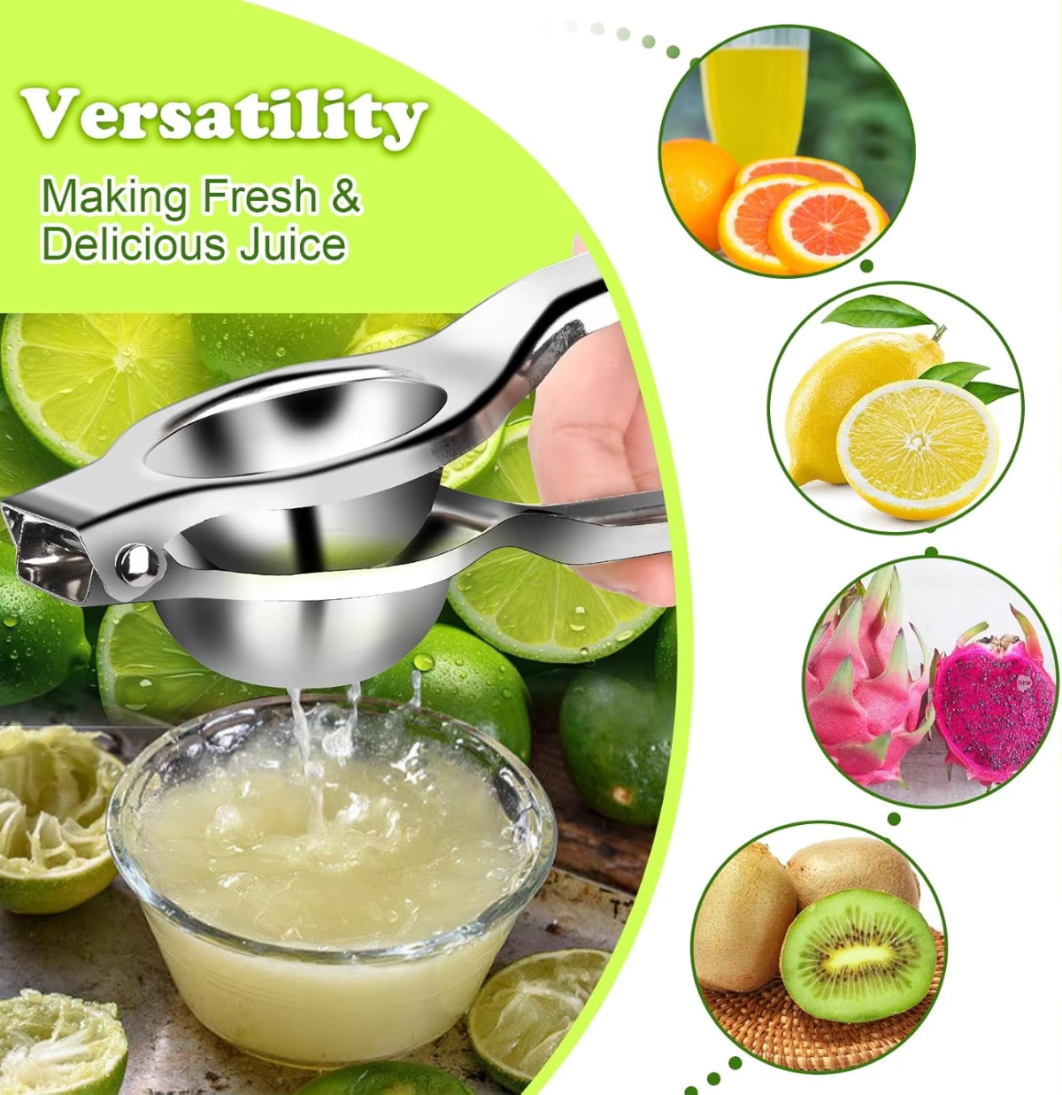 1/2/3pcs Stainless Steel Lemon - Kitchen Gadgets Juicer ulasan dan harga