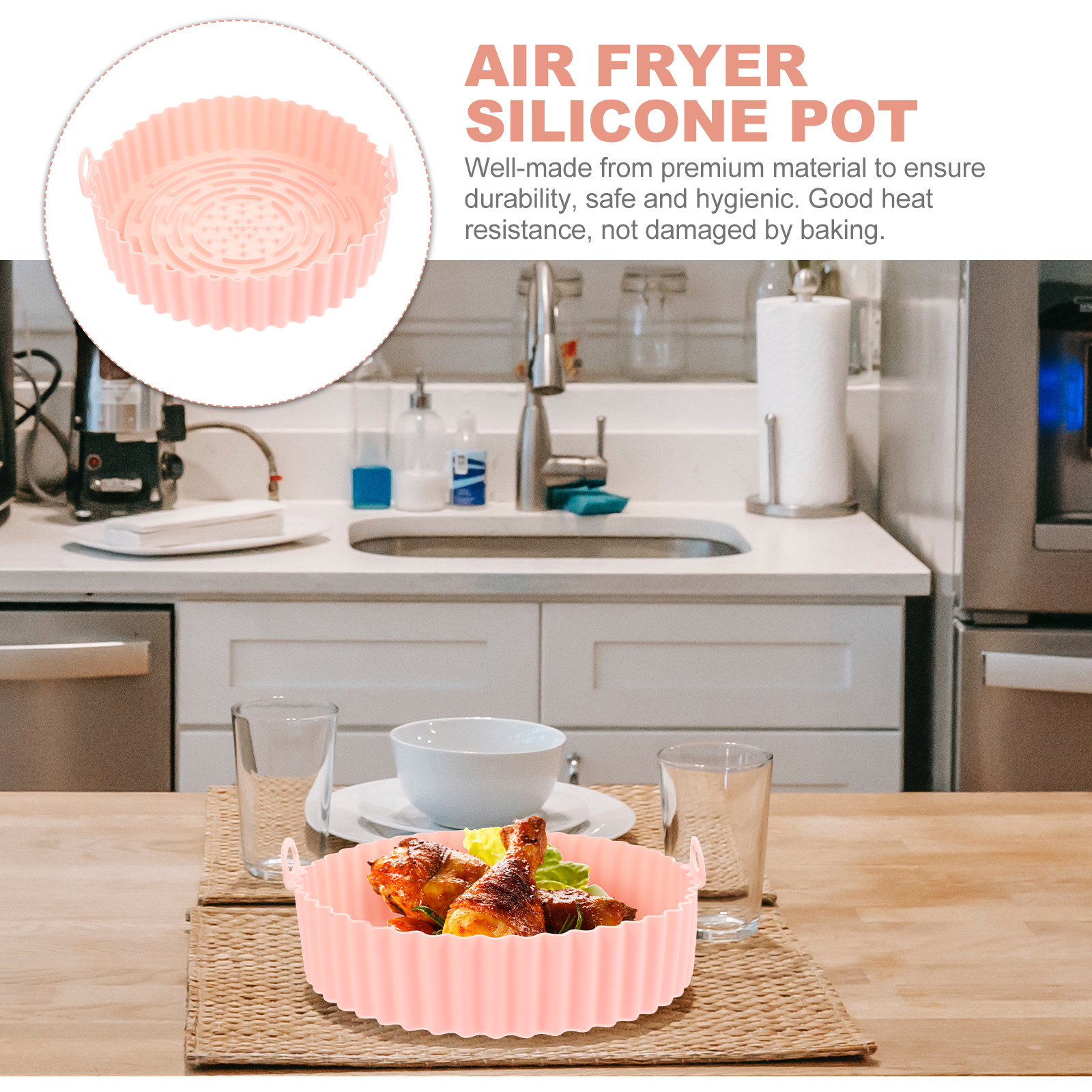 Premium Silicone Air Fryer Lin - Air Fryer Accessories ulasan dan harga