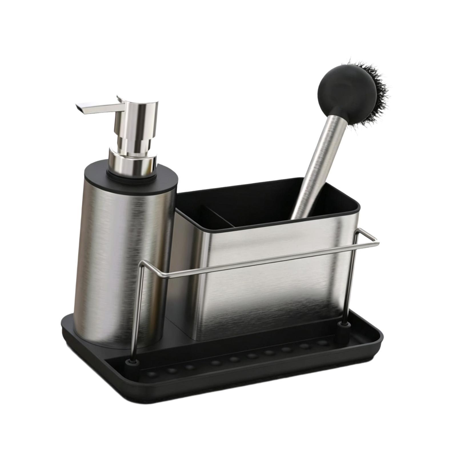 Kitchen Soap Dispenser with Sp - Kitchen Gadgets Dispenser Brush Holder ulasan dan harga
