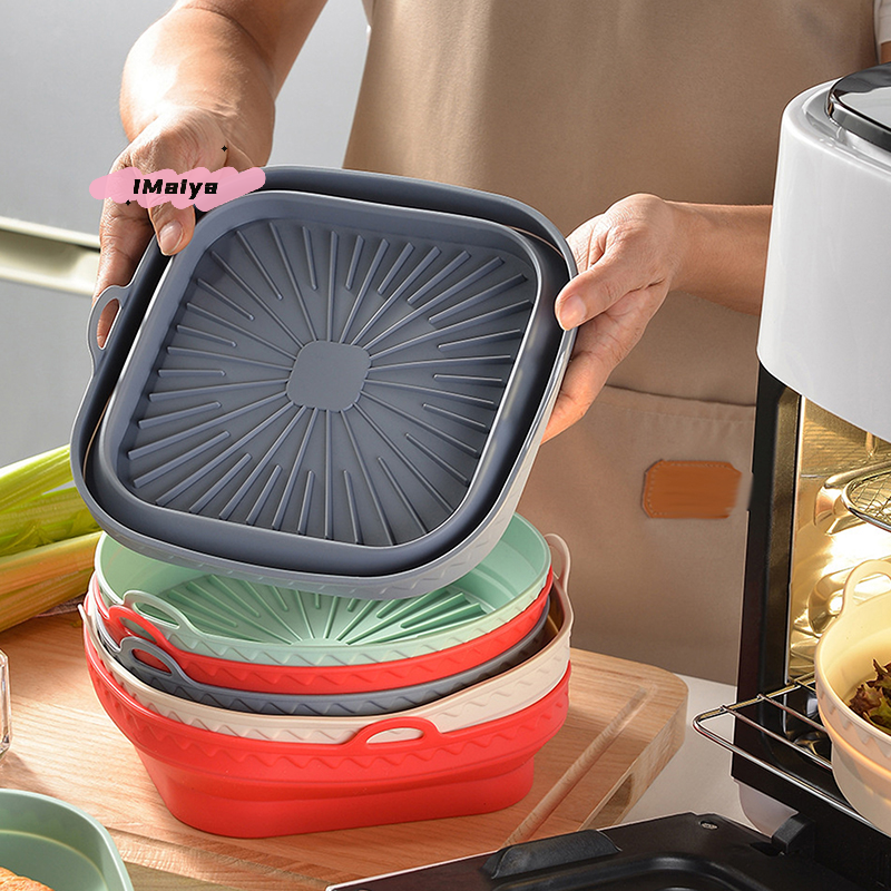 Square Foldable Air Fryer Sili - Air Fryer Accessories ulasan dan harga