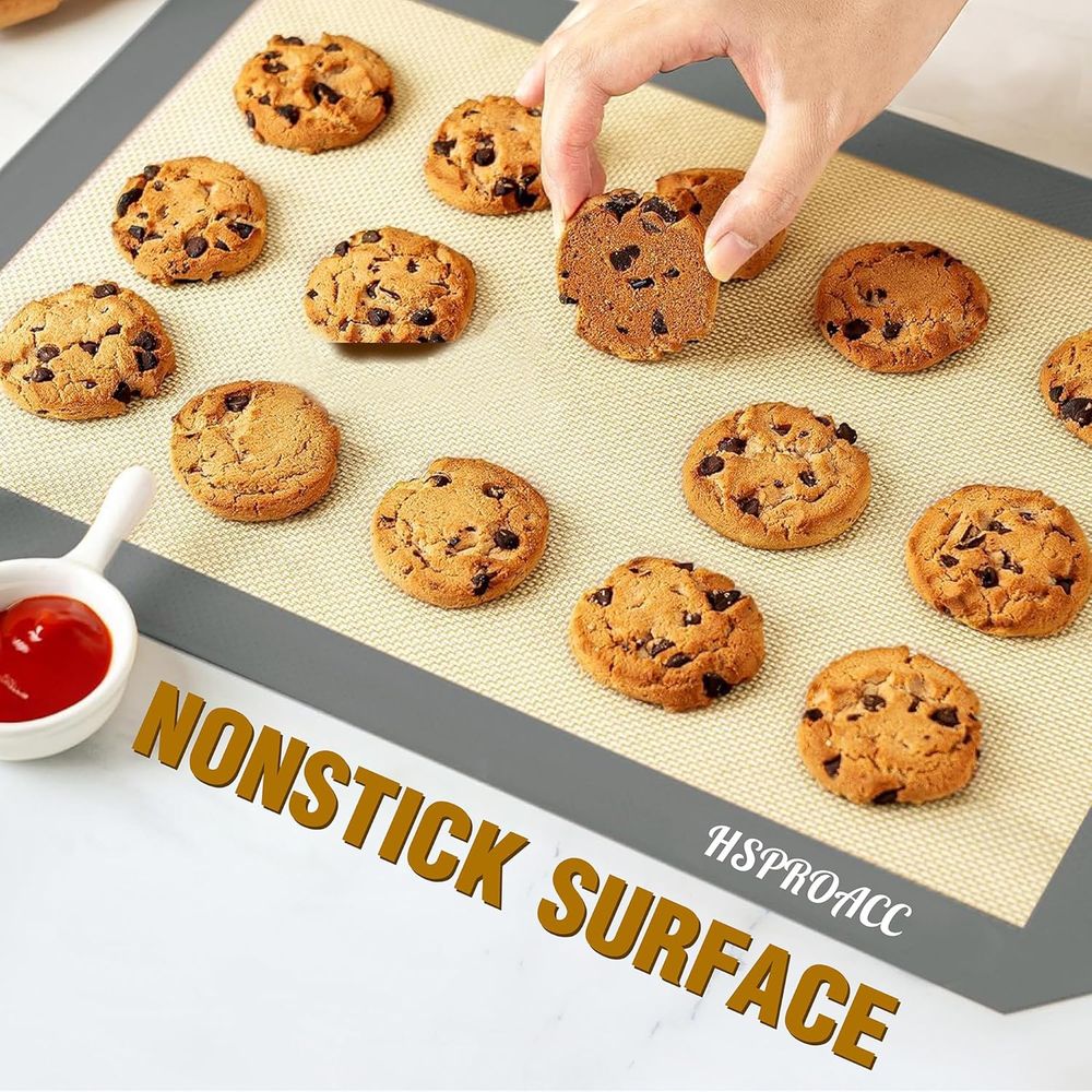 Set of 4 Silicone Baking Mats, - Silicone Baking Mat ulasan dan harga