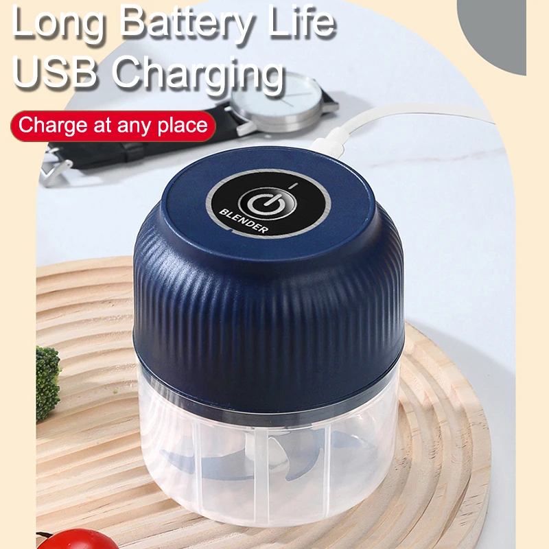 New 250ml Mini Wireless USB Re - Kitchen Gadgets Vegetable Chopper ulasan dan harga