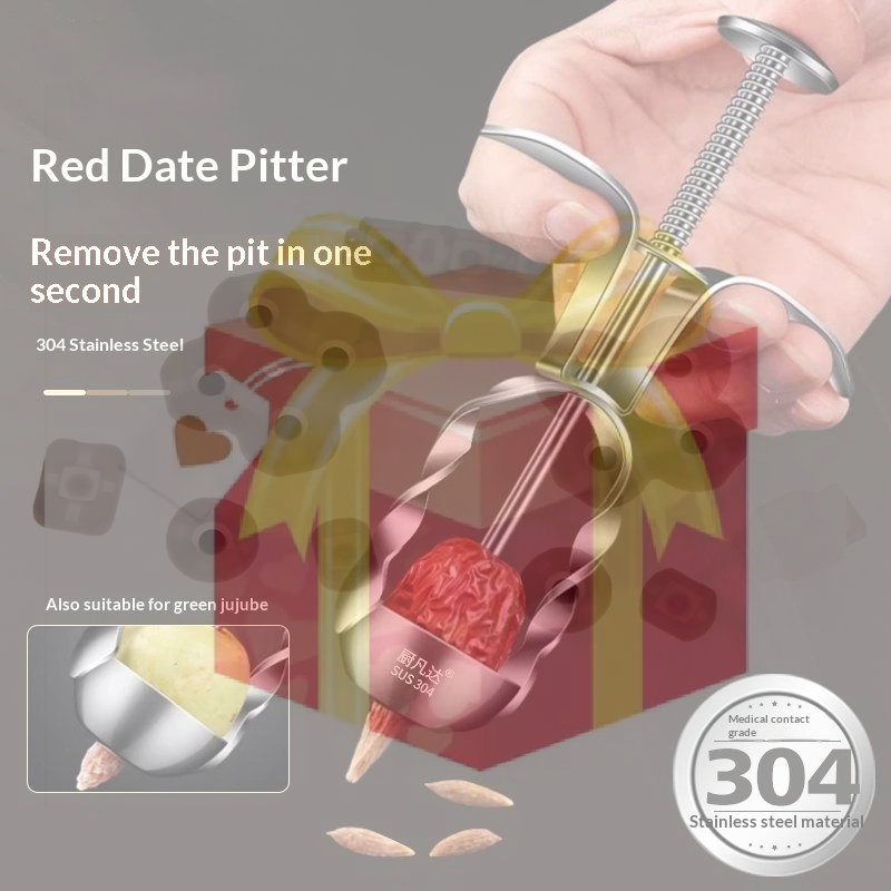 Stainless Steel Red Date Pitte - Kitchen Gadgets Tools ulasan dan harga