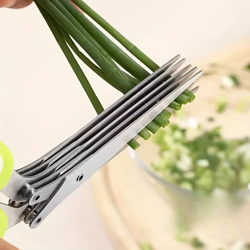 1 herb scissors with 5 blades, - Herb Scissors 5 Blade ulasan dan harga