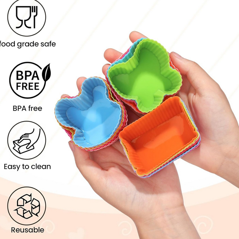 8 Pcs Silicone Lunch Box Divid - Silicone Baking Mat ulasan dan harga