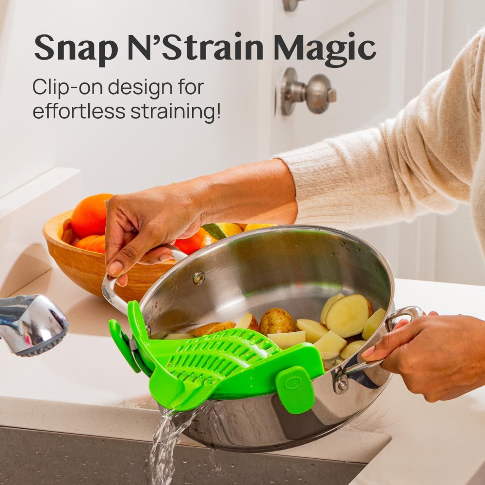 Clip On Strainer for Pots and  - Kitchen Gadgets That Are Useful ulasan dan harga