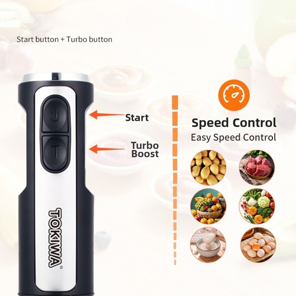 5 in 1 Hand Blender 400W 316 S - Immersion Blender Stick ulasan dan harga