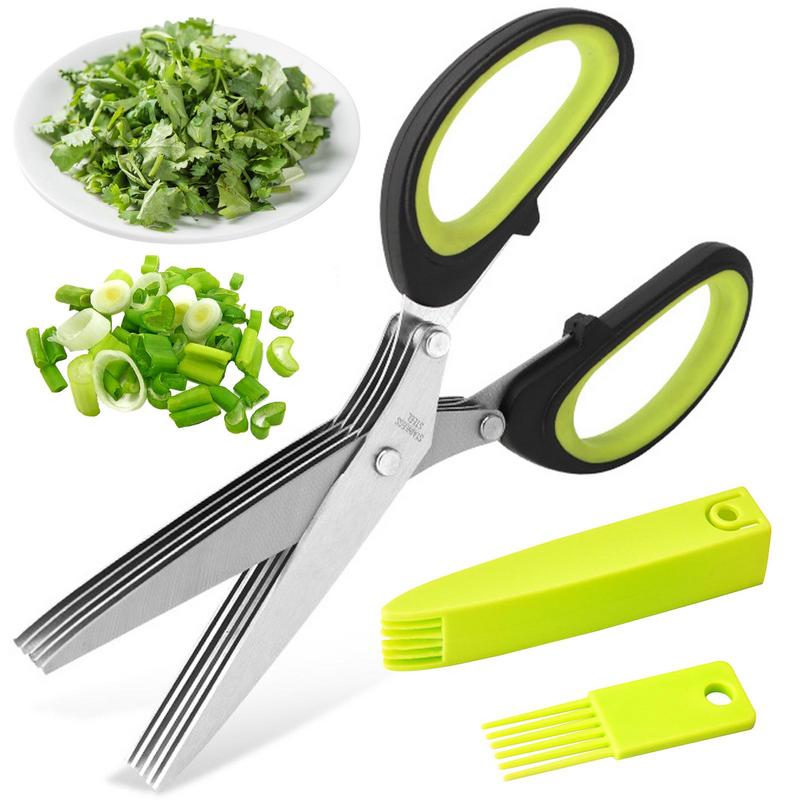 Multi Layer Scissor Kitchen Sh - Herb Scissors 5 Blade ulasan dan harga