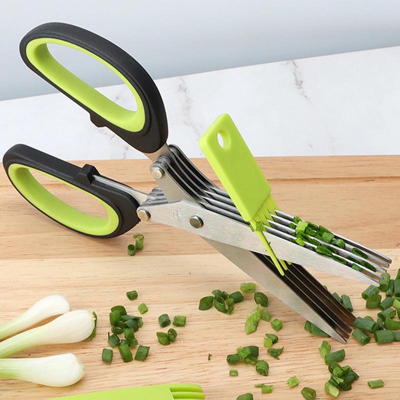 Multi Layer Scissor Kitchen Sh - Herb Scissors 5 Blade ulasan dan harga