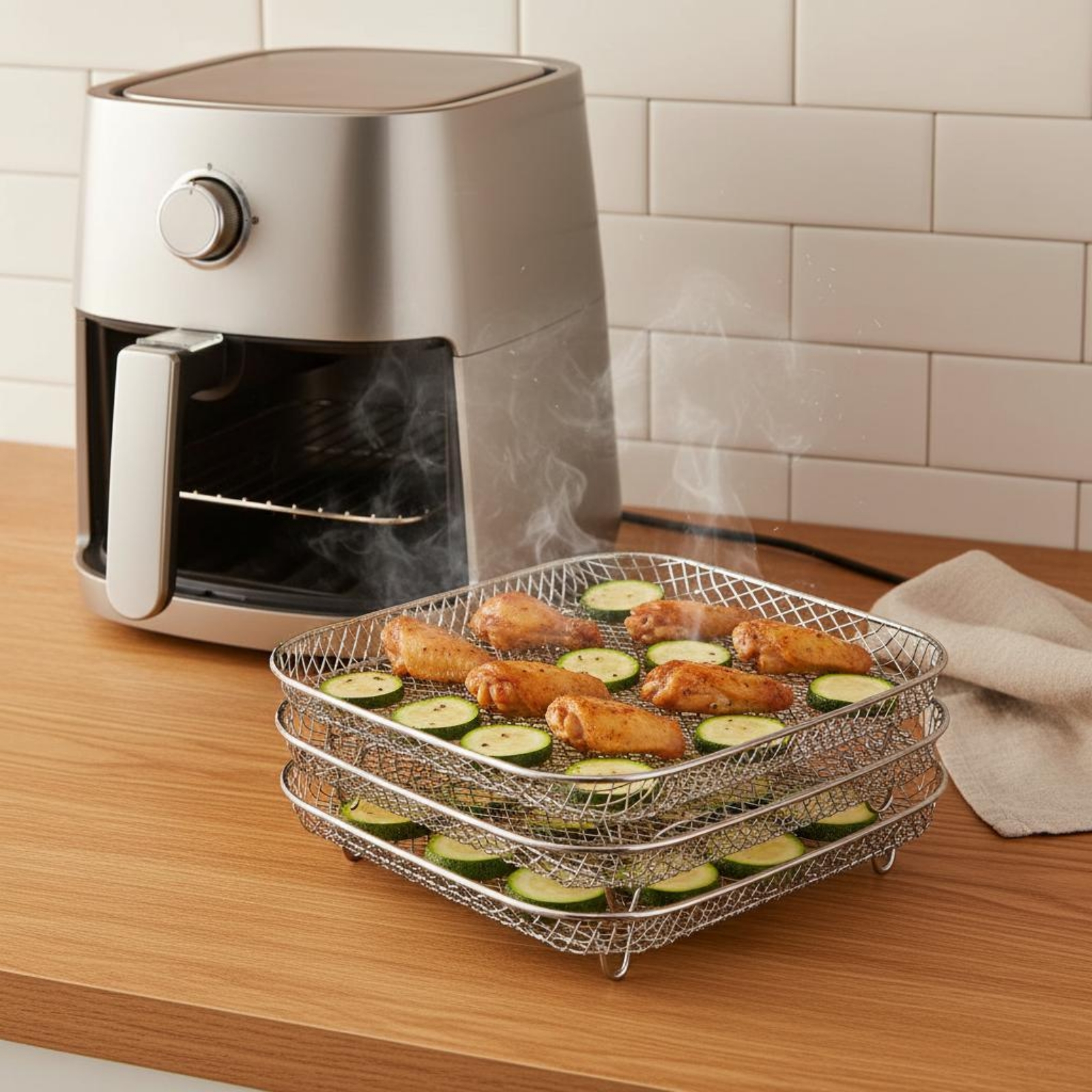 Air Fryer Rack Heat Resistant  - Air Fryer Accessories ulasan dan harga
