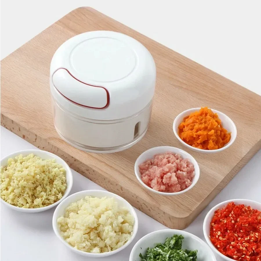Plastic Garlic Crusher Press V - Kitchen Gadgets Vegetable Chopper ulasan dan harga