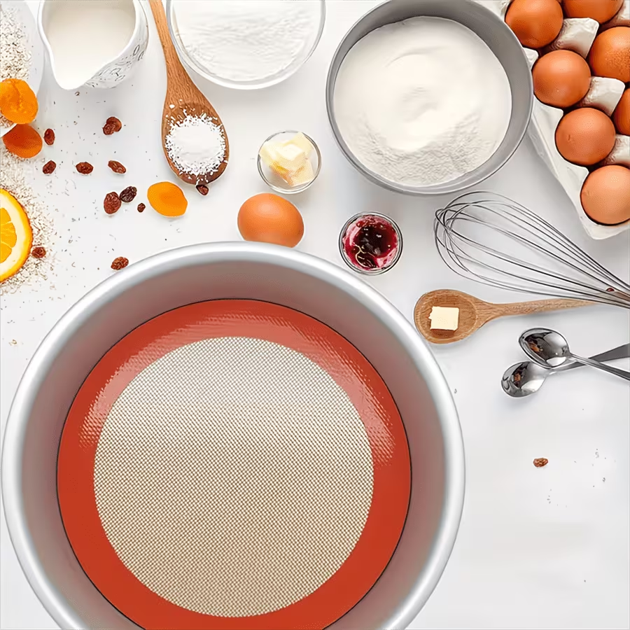 Round Silicone Baking Mat,Non- - Silicone Baking Mat ulasan dan harga