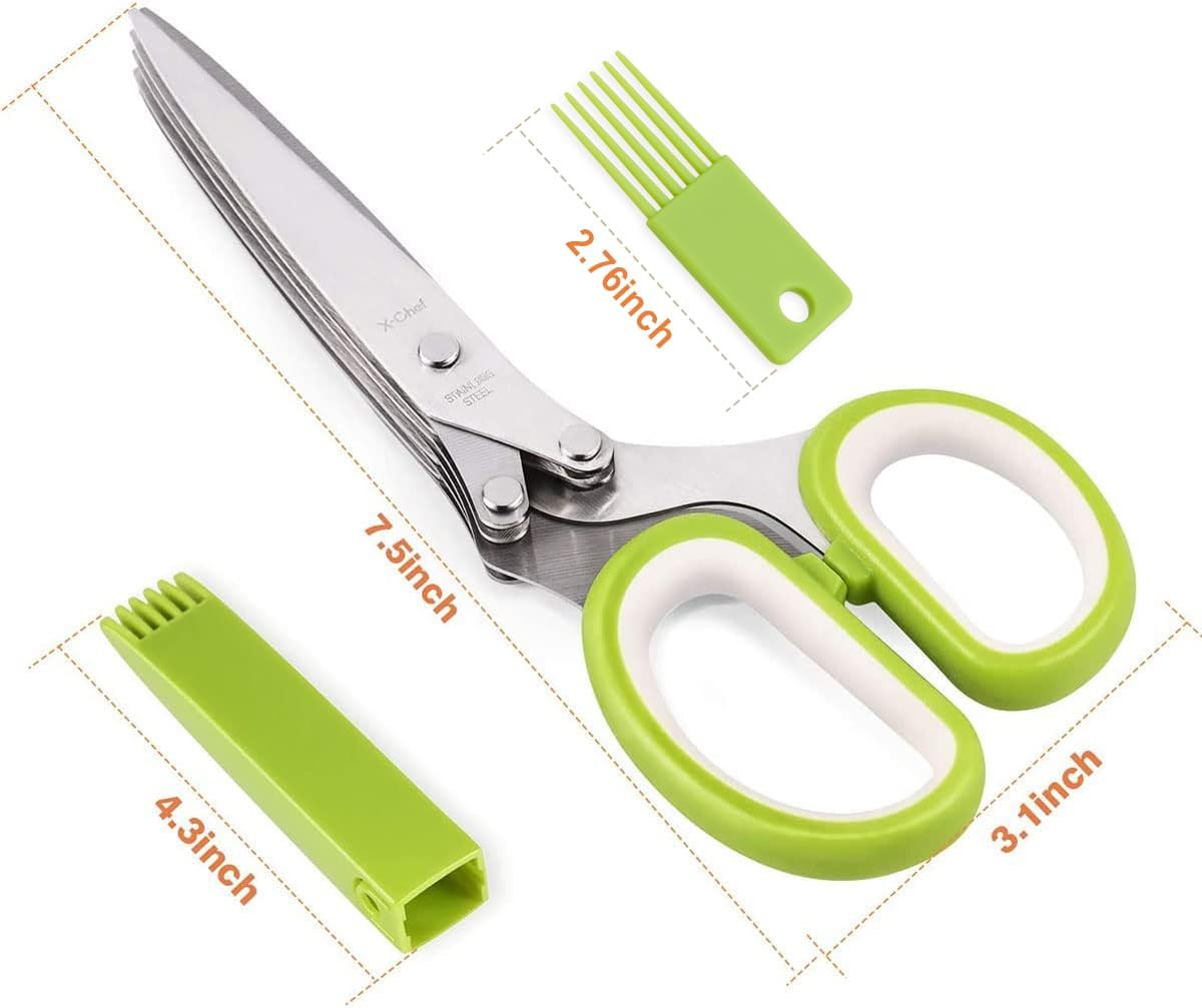 Herb Scissors, Multipurpose 5  - Herb Scissors 5 Blade ulasan dan harga