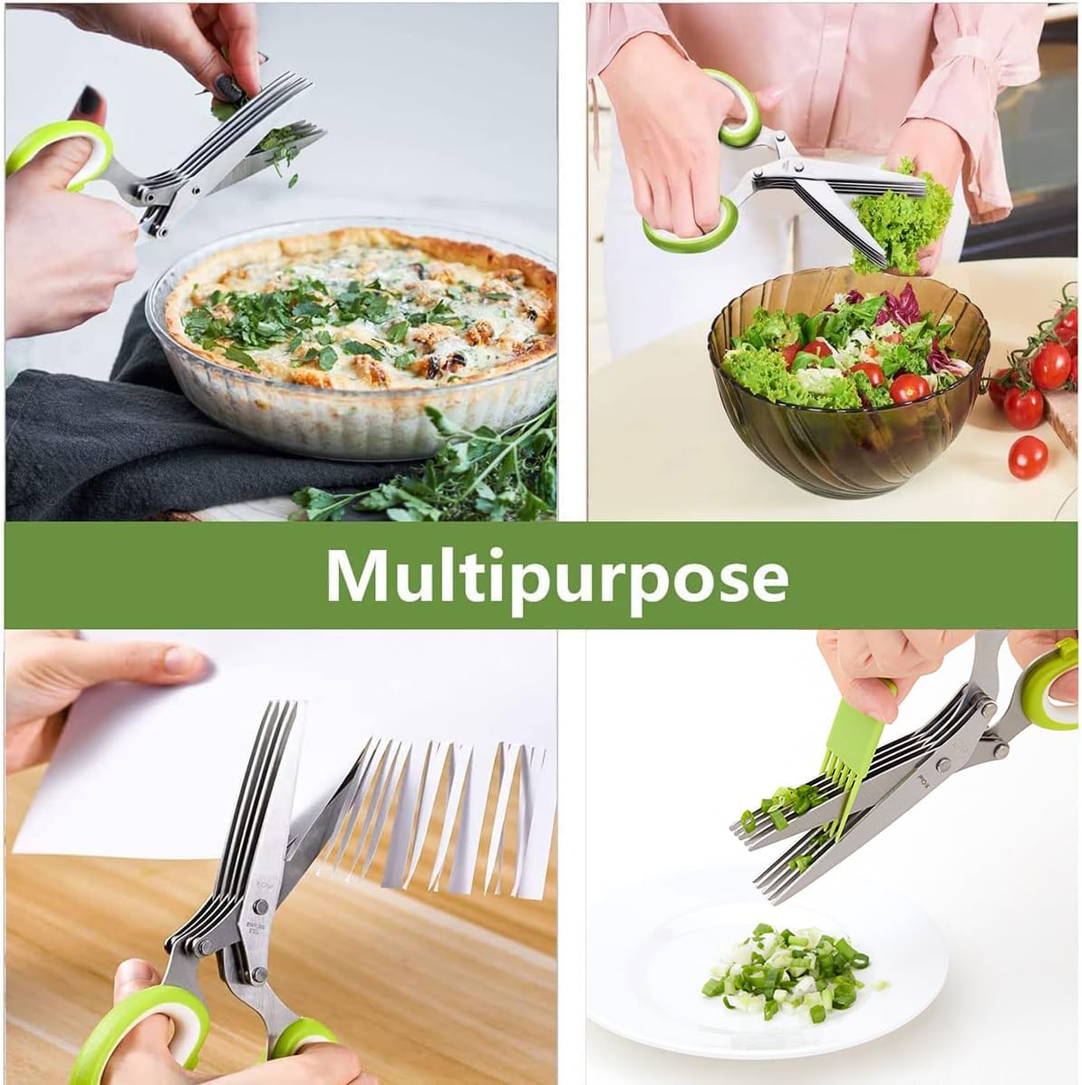 Herb Scissors, Multipurpose 5  - Herb Scissors 5 Blade ulasan dan harga