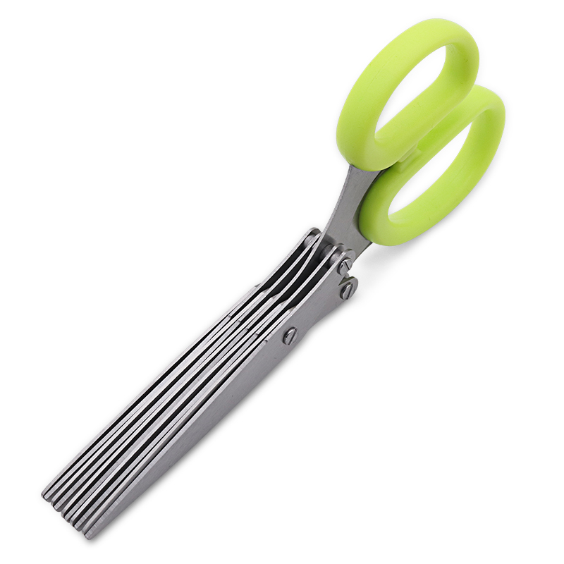 Multifunction Stainless Steel  - Herb Scissors 5 Blade ulasan dan harga