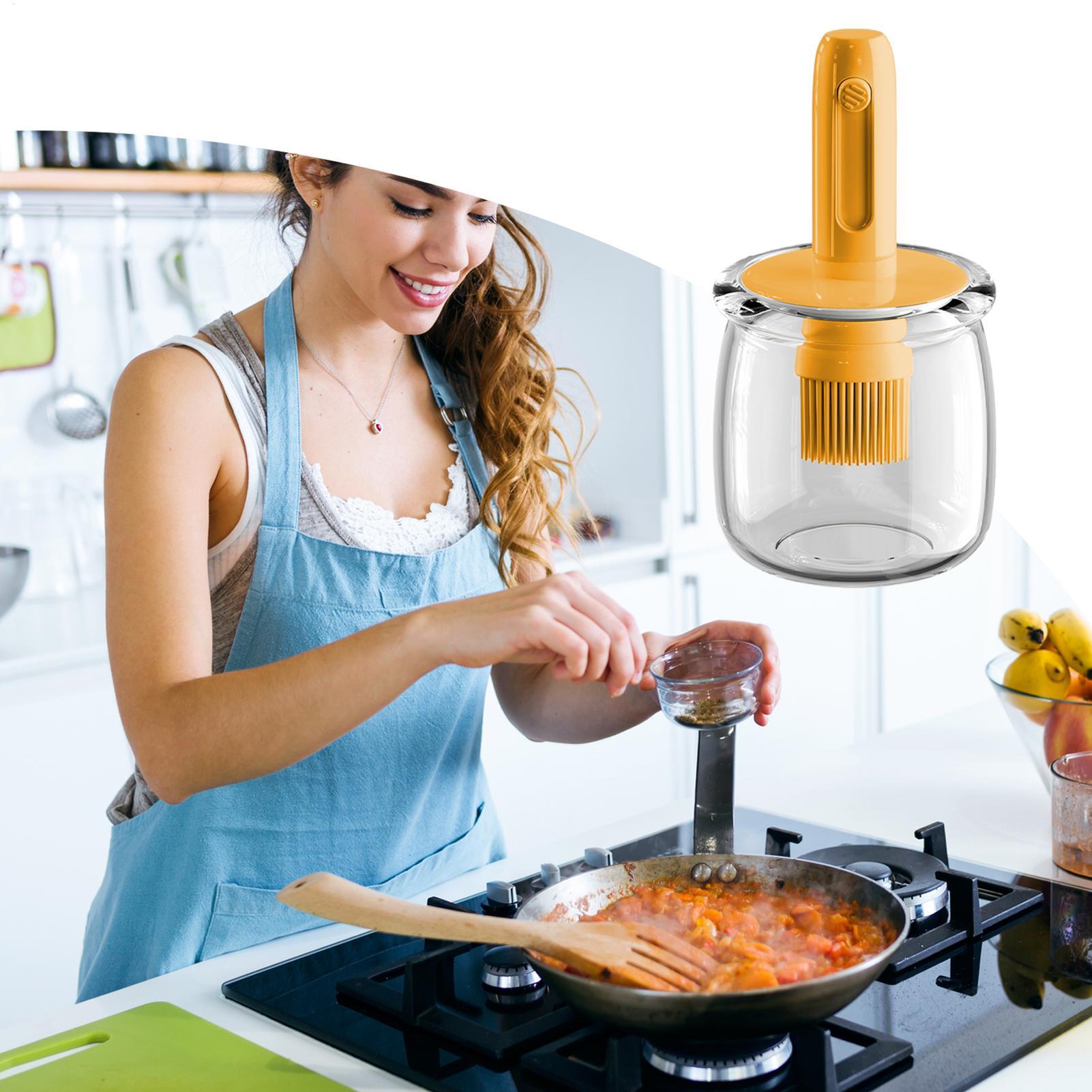 Oil Dispenser Silicone Sauce B - Kitchen Gadgets Dispenser Brush Holder ulasan dan harga