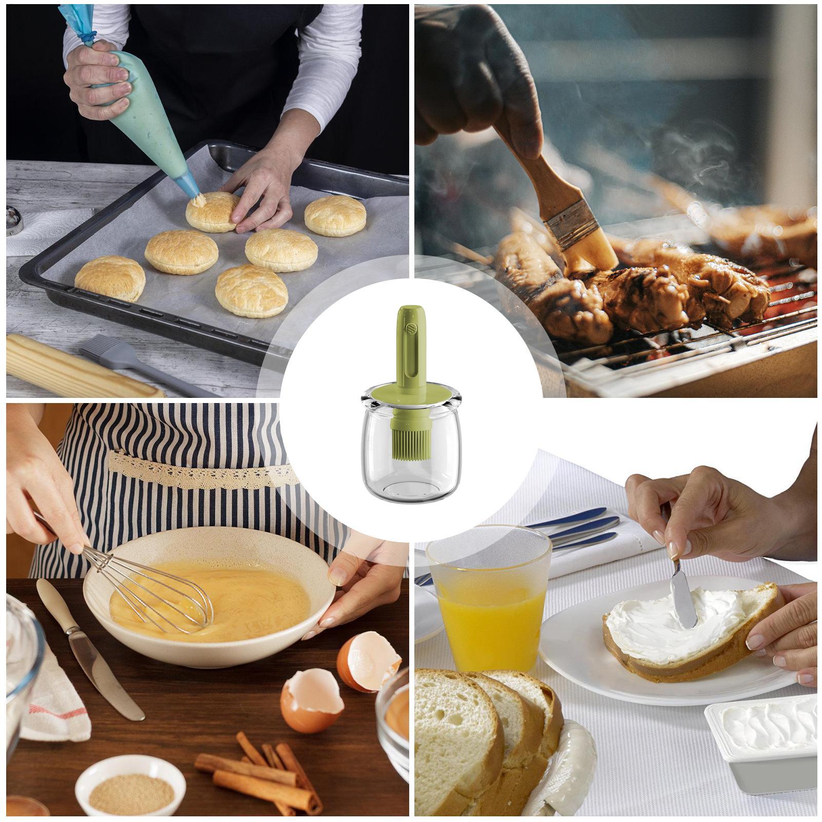 Oil Dispenser Silicone Sauce B - Kitchen Gadgets Dispenser Brush Holder ulasan dan harga