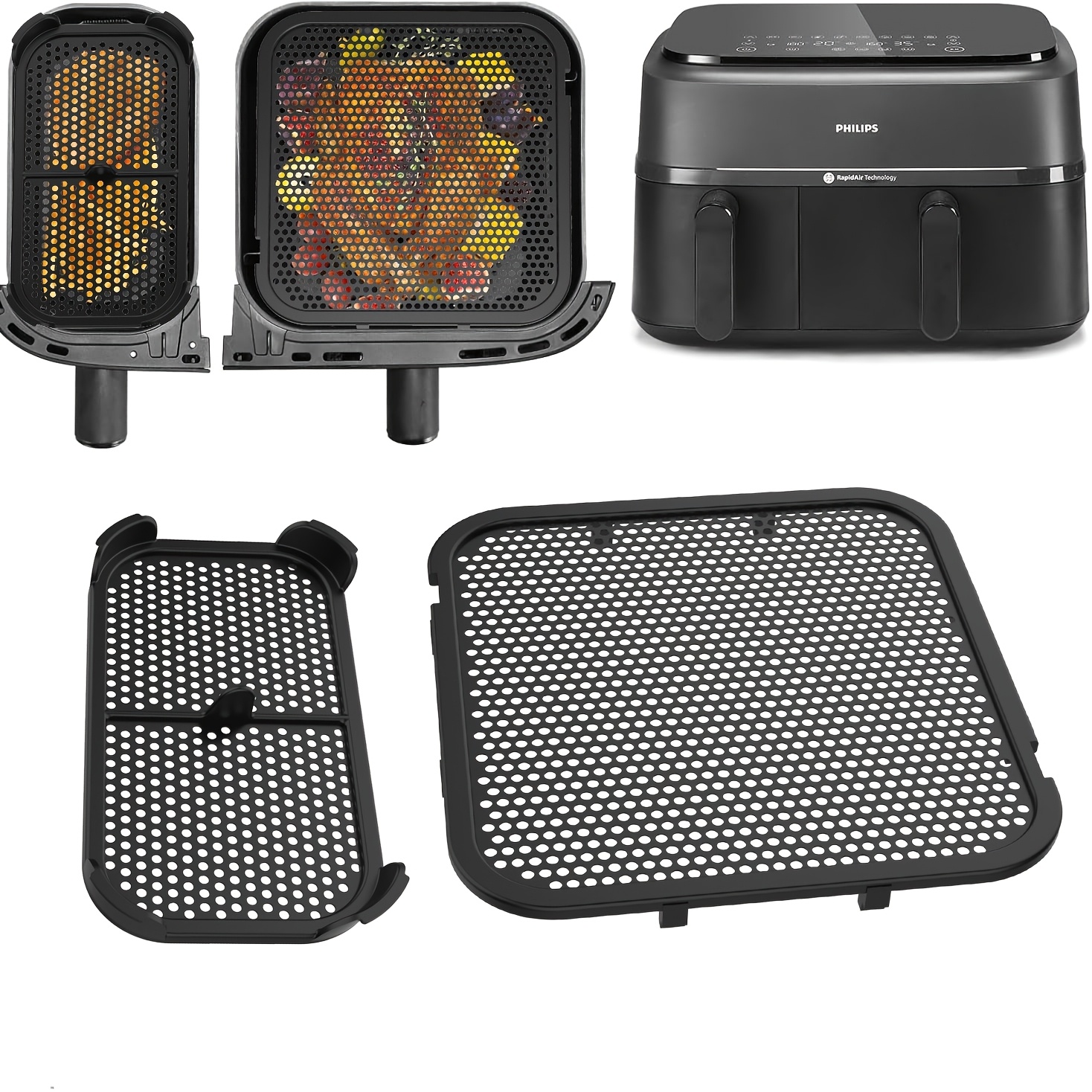2Pcs New Air Fryer Splash Guar - Air Fryer Accessories ulasan dan harga