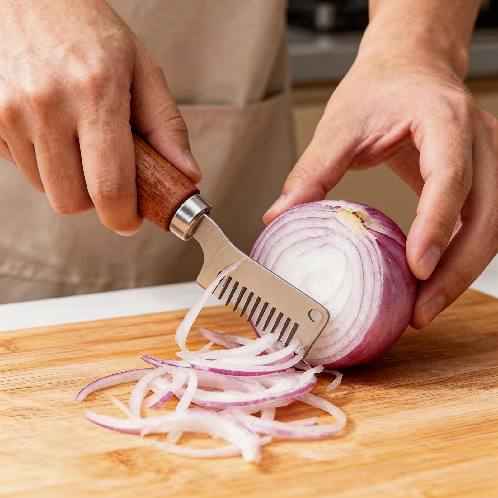 Stainless Steel Green Onion Sl - Kitchen Gadgets Vegetable Chopper ulasan dan harga