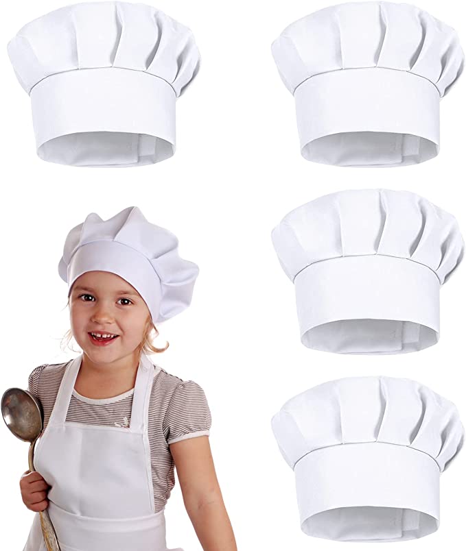 4PCS White Party Cap Hat Costu - Kitchen Gadgets Sale ulasan dan harga