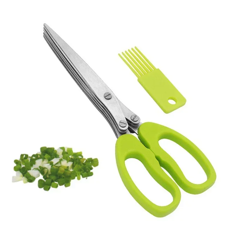 Kitchen Scissors Multifunction - Herb Scissors 5 Blade ulasan dan harga