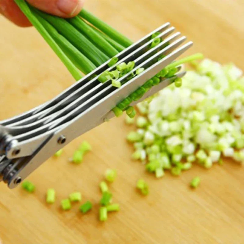 5 Blade Kitchen Scissors Scall - Herb Scissors 5 Blade ulasan dan harga