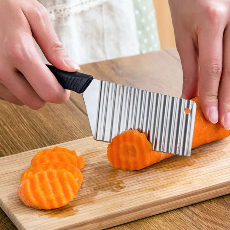 Stainless Steel Potato Chip Sl - Kitchen Gadgets Vegetable Chopper ulasan dan harga