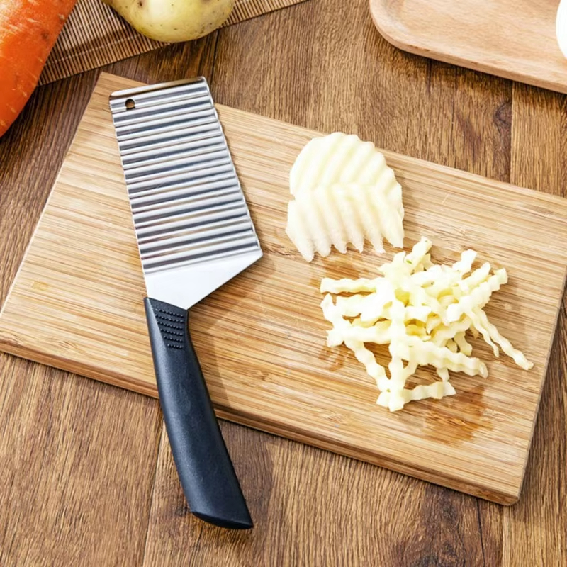 Stainless Steel Potato Chip Sl - Kitchen Gadgets Vegetable Chopper ulasan dan harga